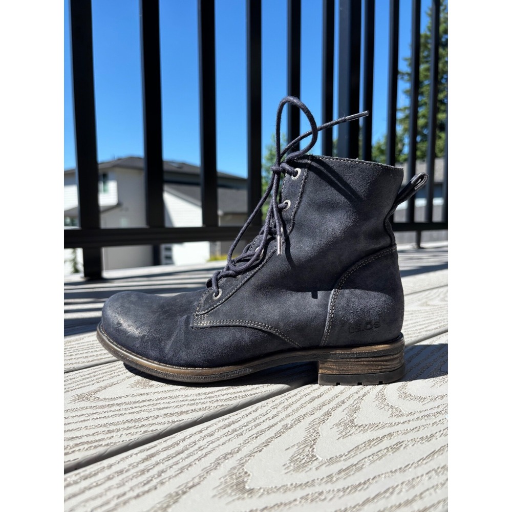 Taos Boots Women's Size US 6- 6.5 Boot Camp Blue Rugged Combat Moto Boot - Picture 3 of 11